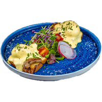 kacsamájas Eggs benedict